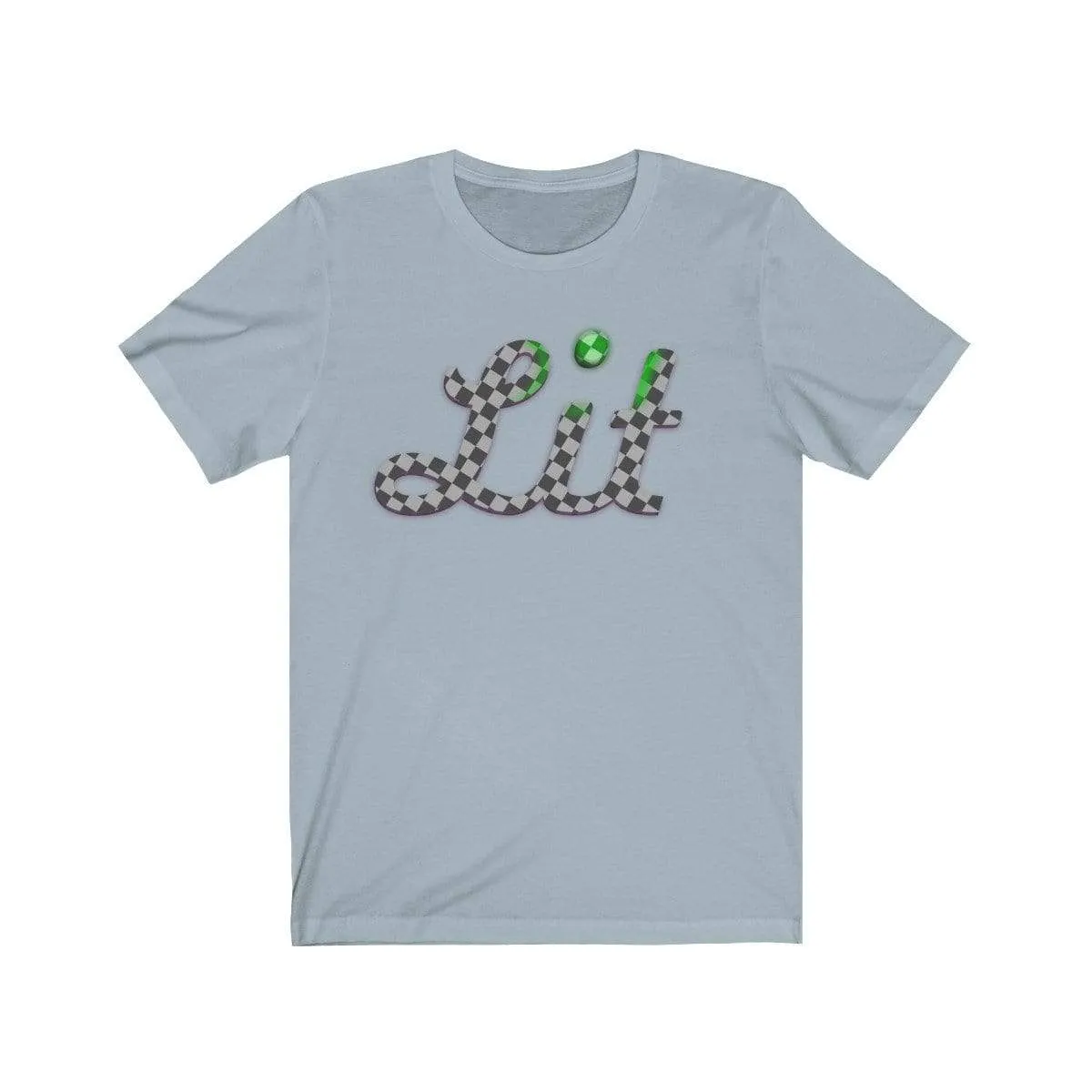 Grey Checkered Lit T-shirt