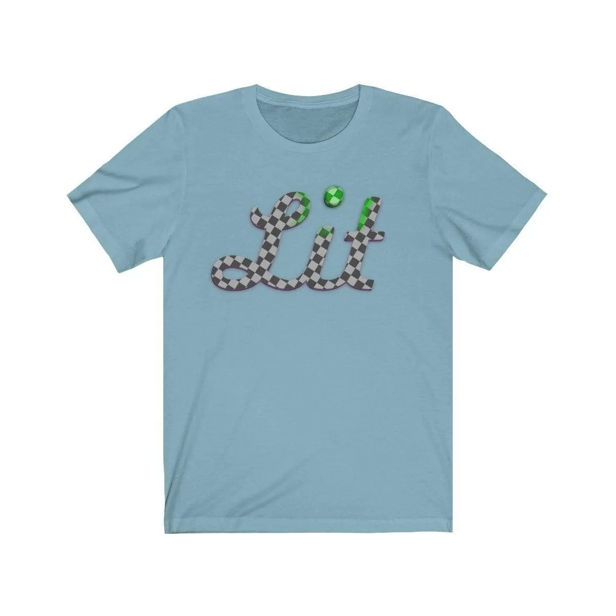 Grey Checkered Lit T-shirt