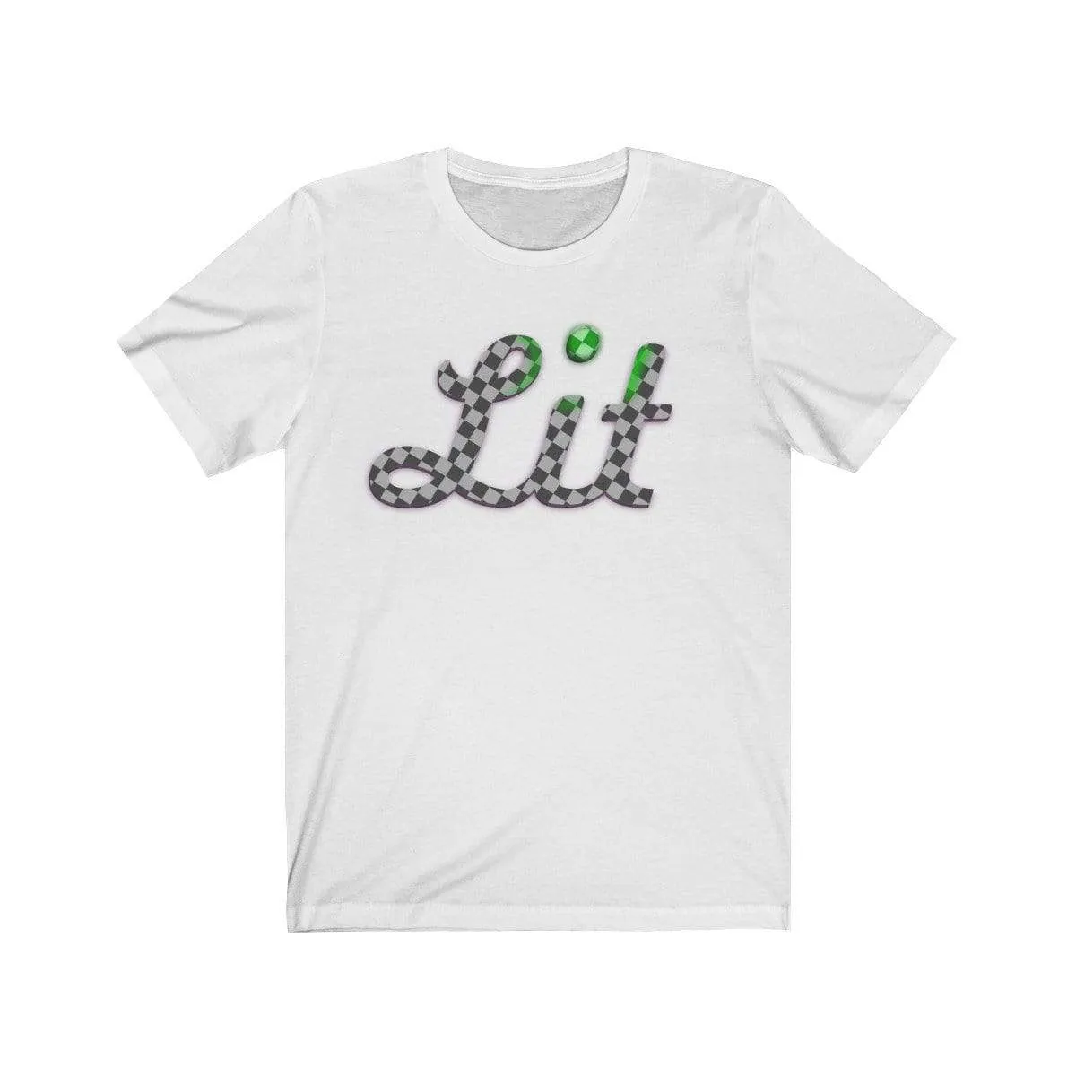 Grey Checkered Lit T-shirt