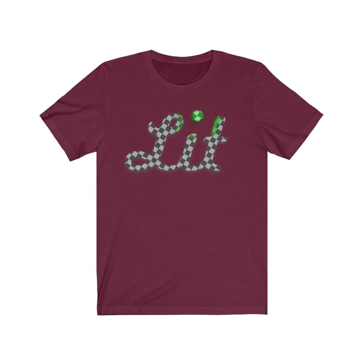 Grey Checkered Lit T-shirt