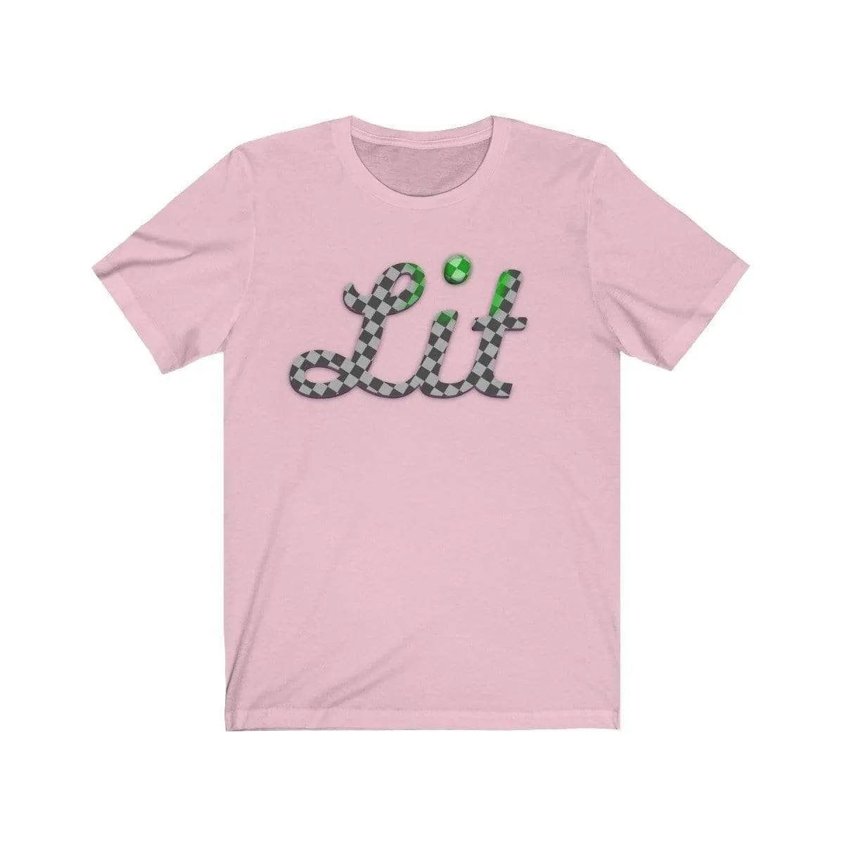 Grey Checkered Lit T-shirt