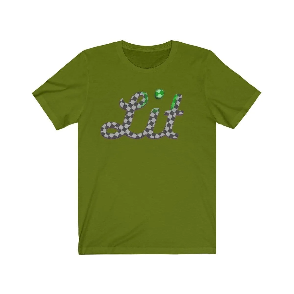 Grey Checkered Lit T-shirt