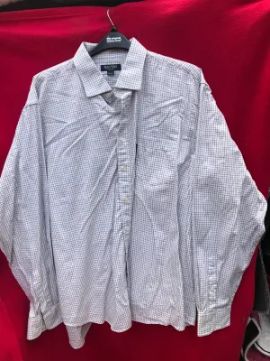 hac tac checked shirt size: 19”R - 48cm (FREE POSTAGE)