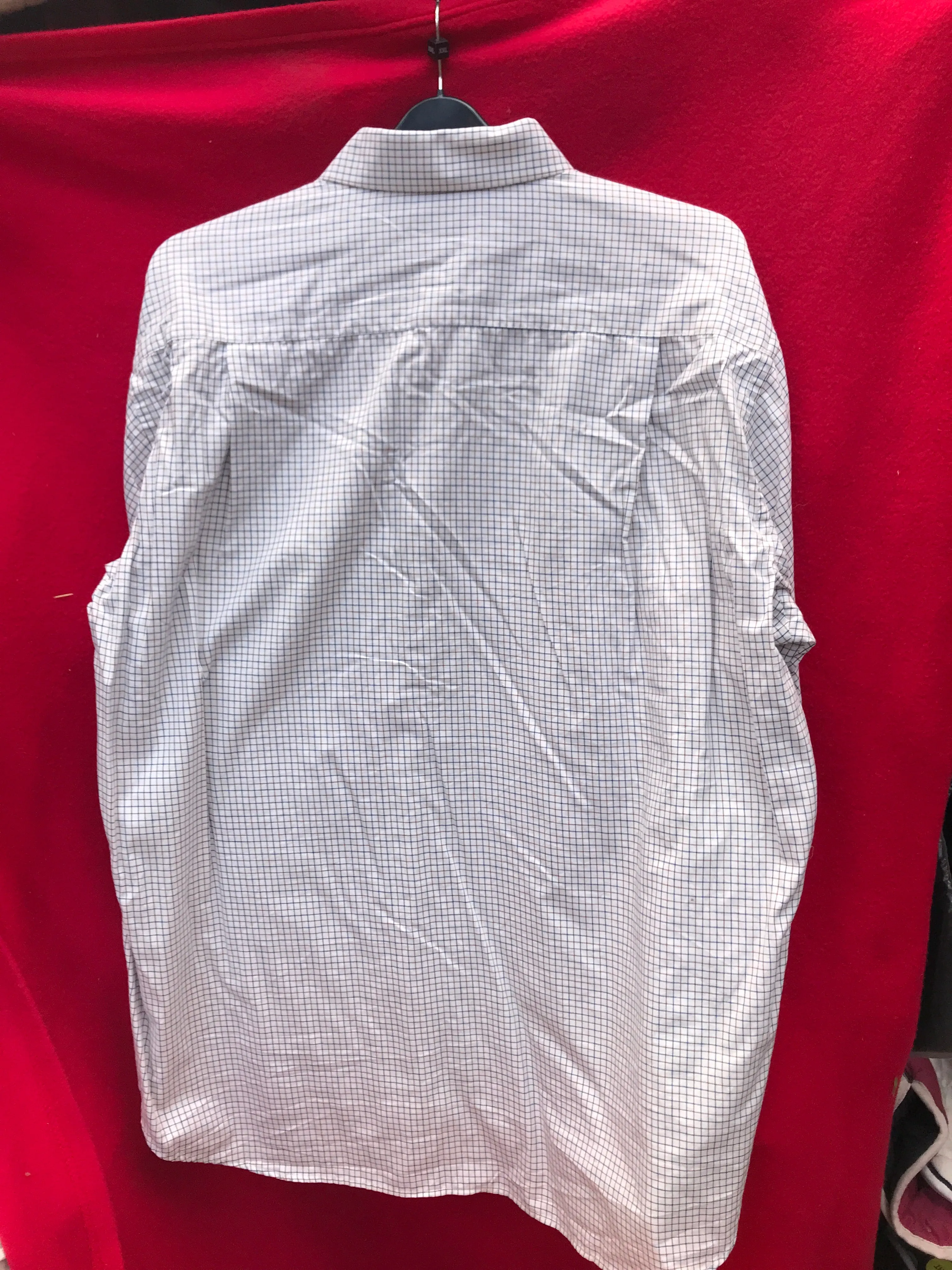hac tac checked shirt size: 19”R - 48cm (FREE POSTAGE)