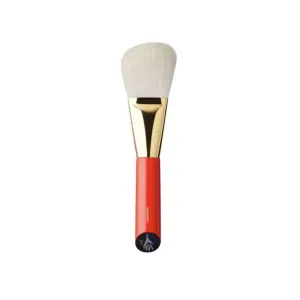 Hakuhodo S100 Finishing Brush Angled, S100 Vermillion Series