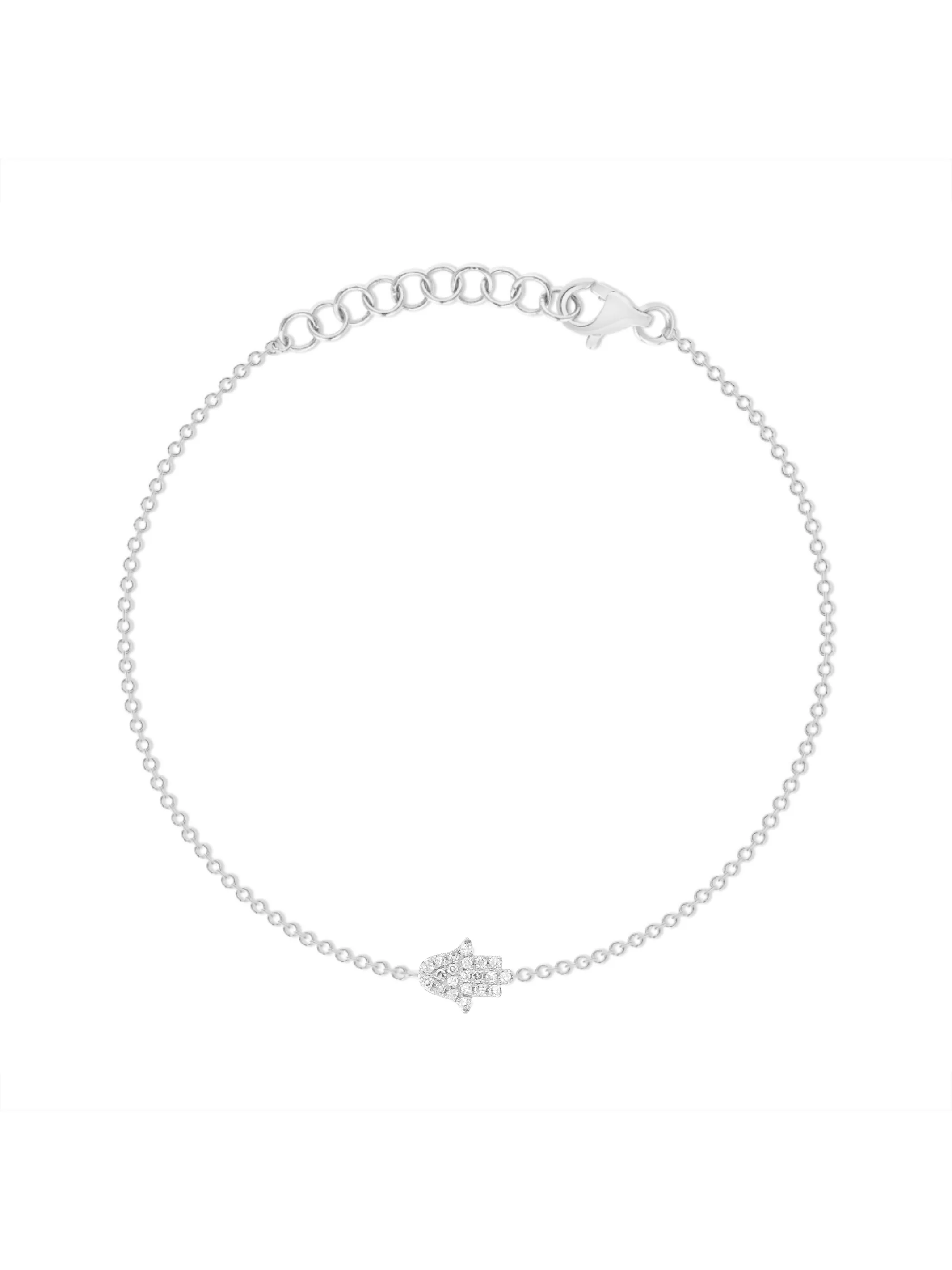Hamsa Bracelet 14K