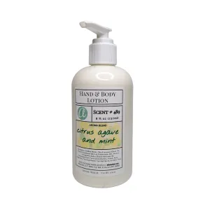 Hand & Body Lotion #489 | Citrus, Agave, Mint 8oz