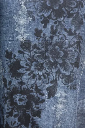 Hand Printed Diagonal Delft