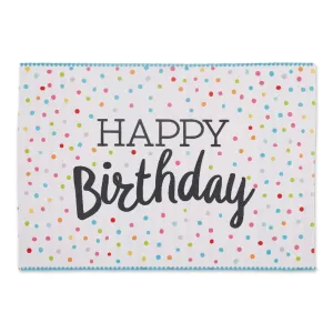 Happy Birthday Embellished Placemat