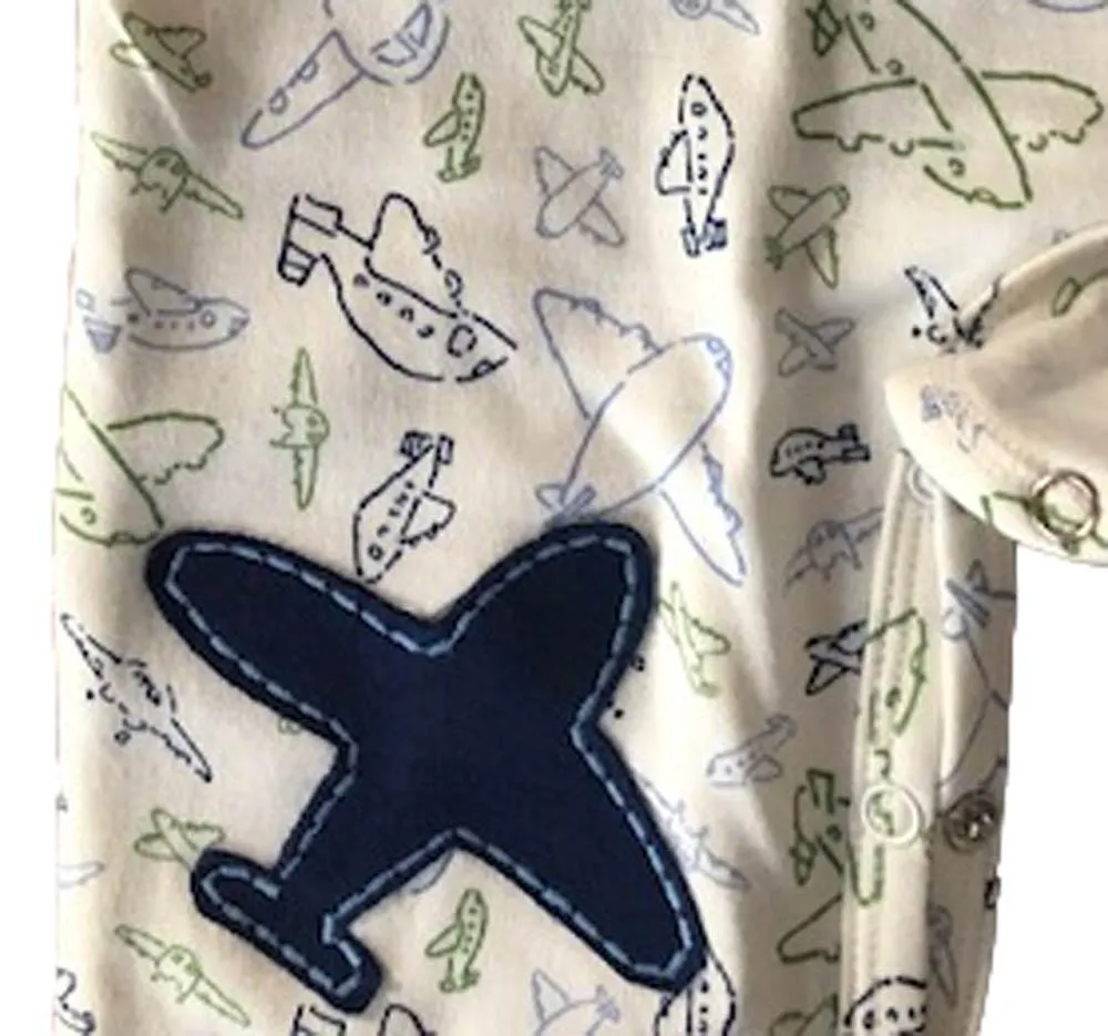 Hartstrings Airplanes Design Romper 3-6 months