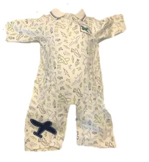 Hartstrings Airplanes Design Romper 3-6 months