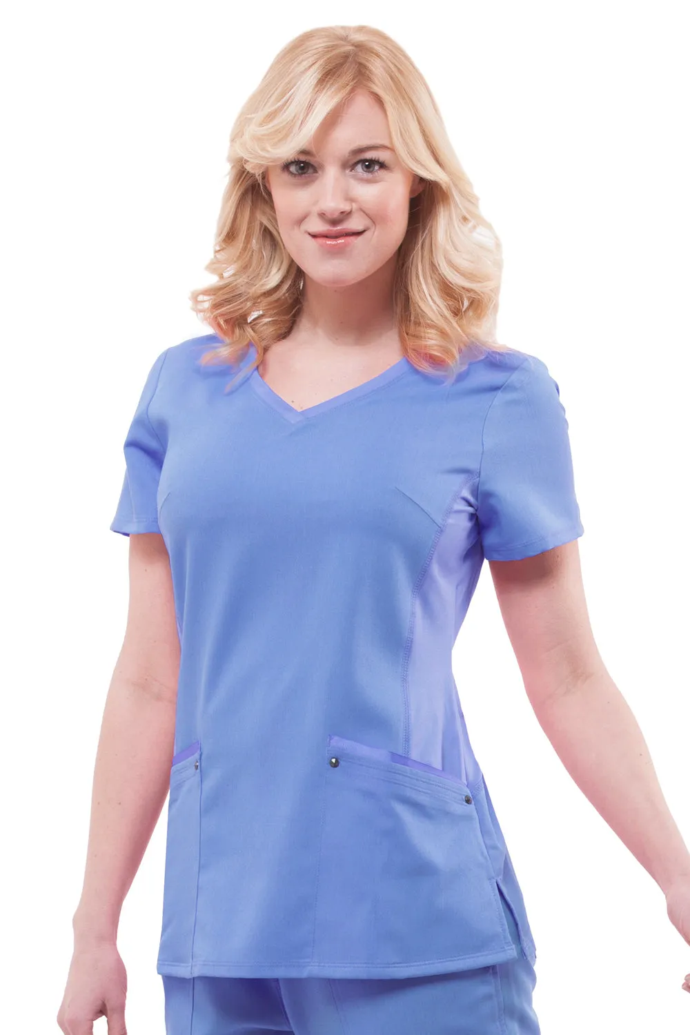 Healing Hands Scrub Top Purple Label Juliet 2245