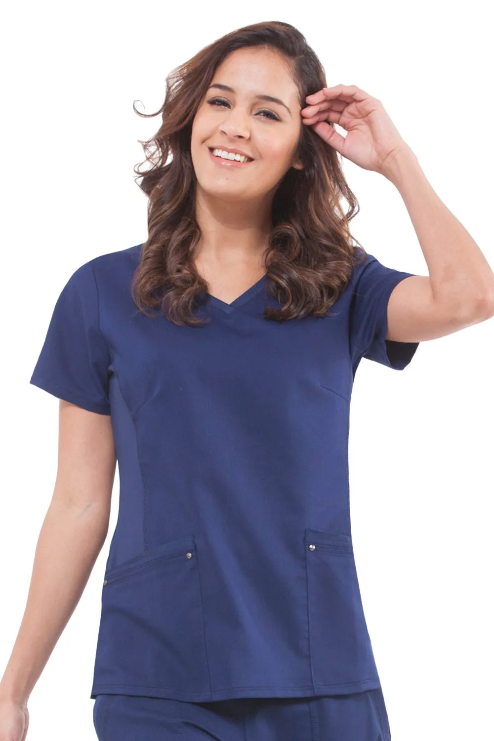 Healing Hands Scrub Top Purple Label Juliet 2245