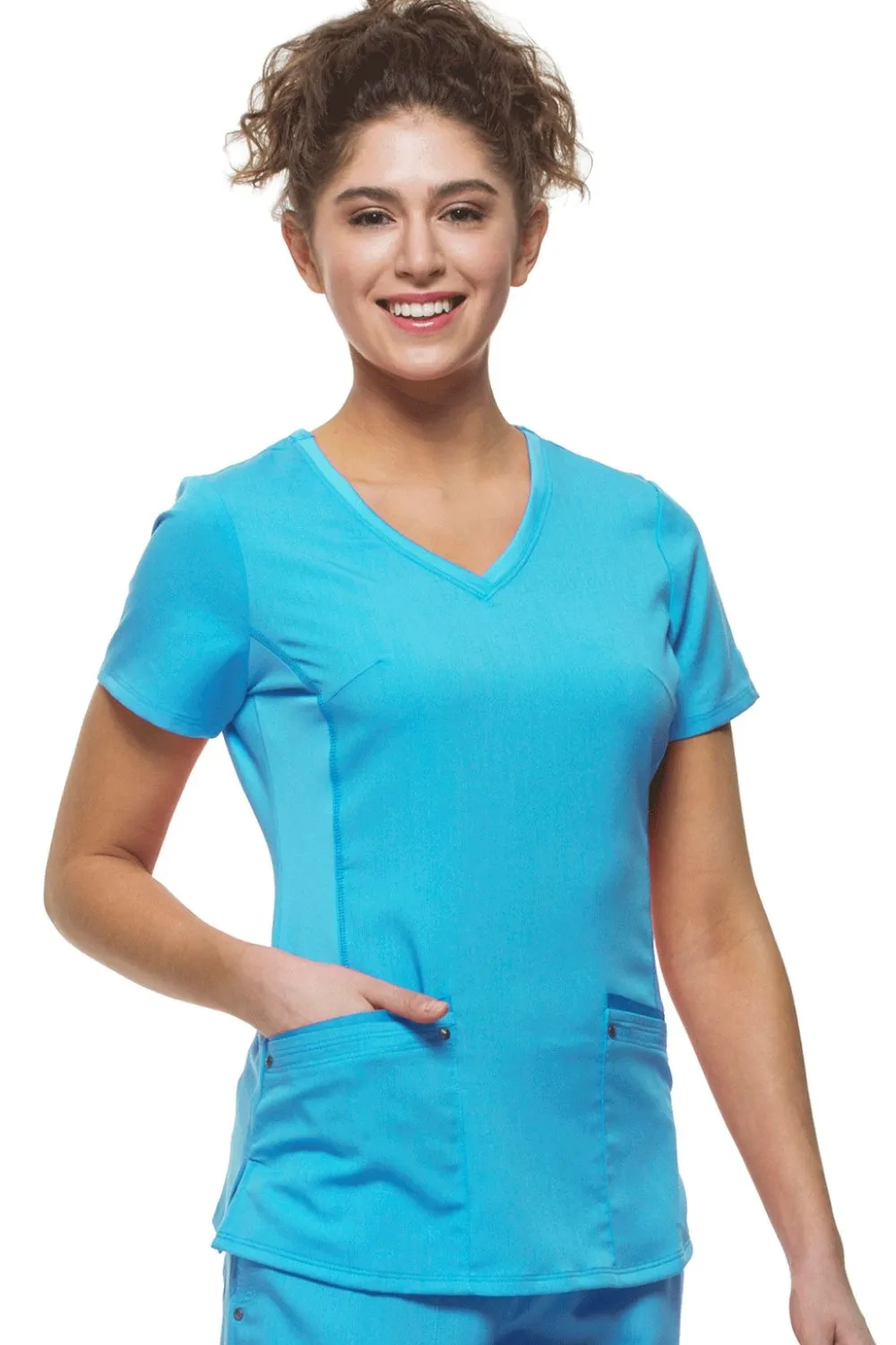 Healing Hands Scrub Top Purple Label Juliet 2245