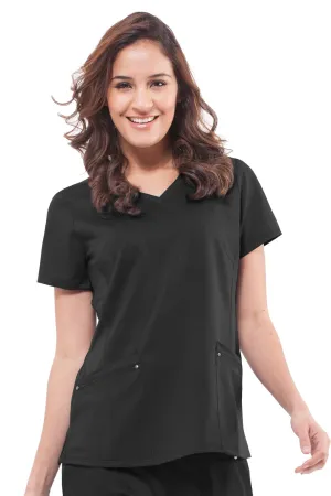 Healing Hands Scrub Top Purple Label Juliet 2245