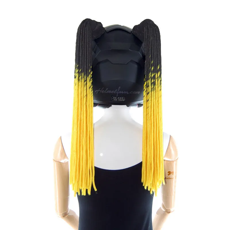 Helmet Pigtails Soft Dreadlocks