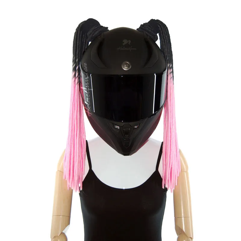 Helmet Pigtails Soft Dreadlocks