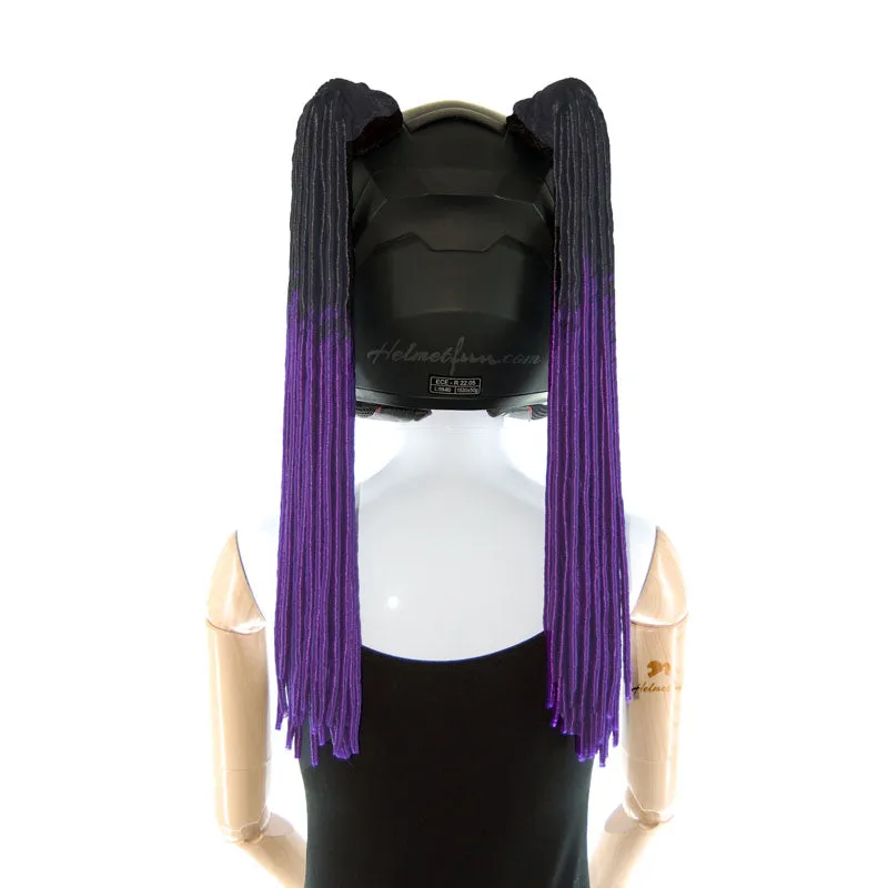 Helmet Pigtails Soft Dreadlocks