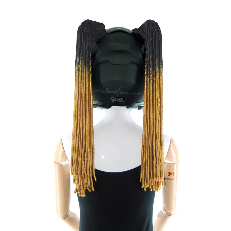 Helmet Pigtails Soft Dreadlocks