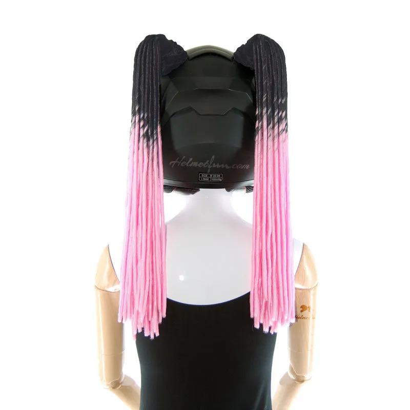 Helmet Pigtails Soft Dreadlocks