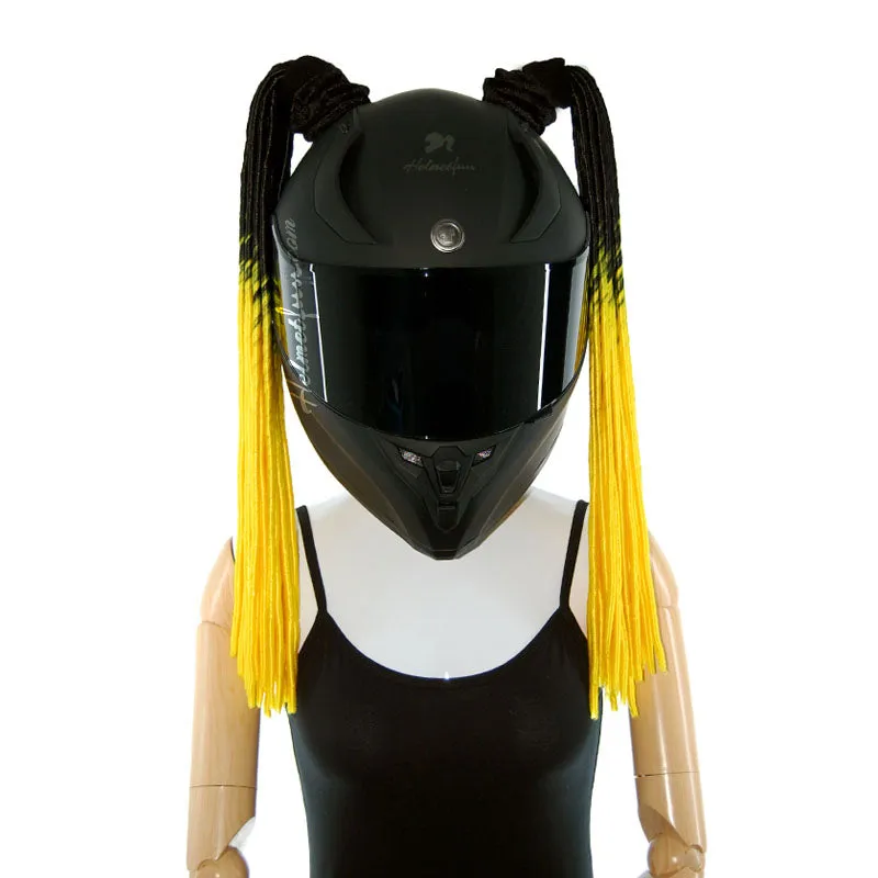 Helmet Pigtails Soft Dreadlocks