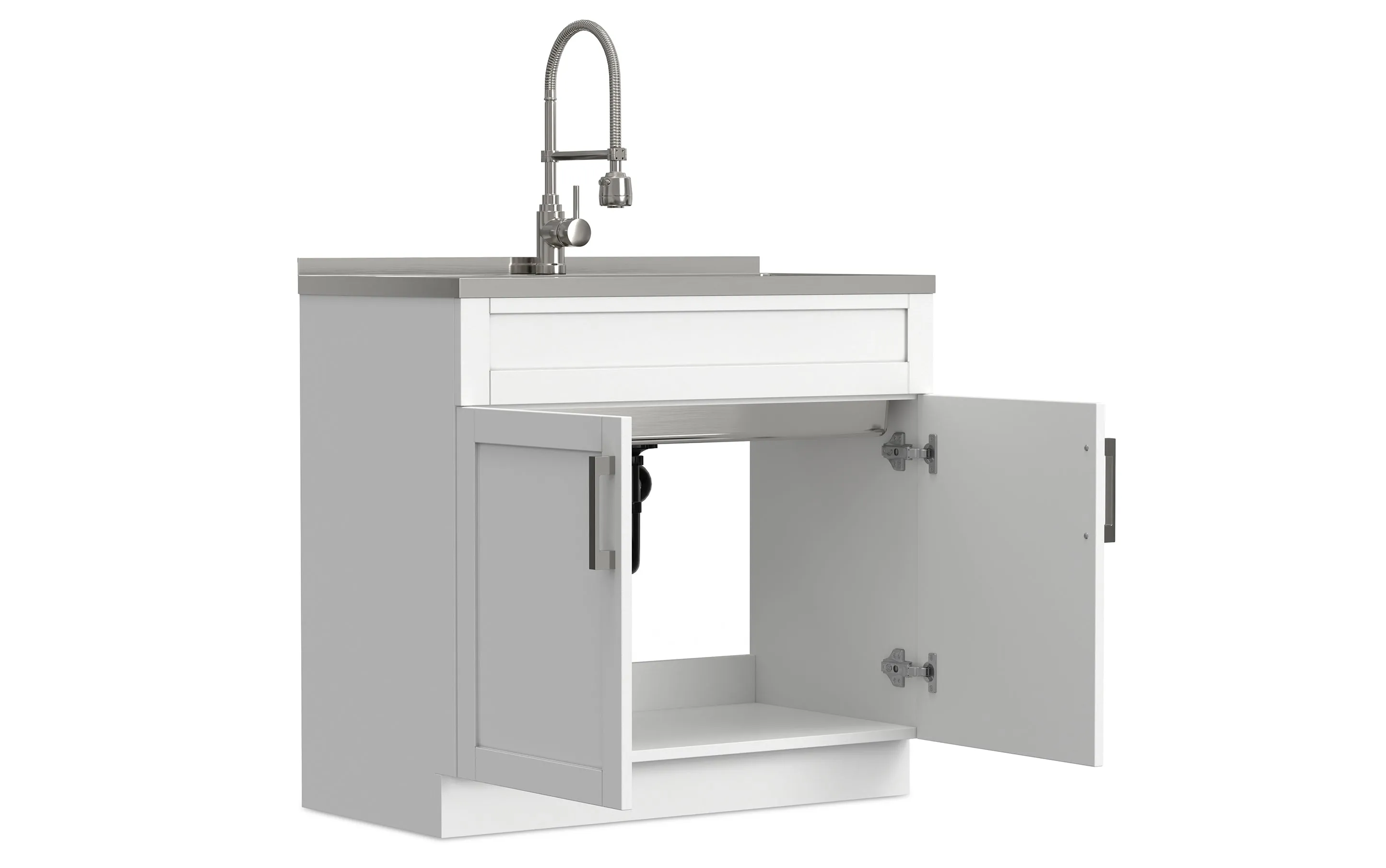 Hennessy All-In-One 36-inch Laundry Utility Sink and Cabinet