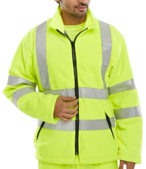 Hi-Vis Carnoustie Fleece Jacket with Murfitts Embroidered Logo (CARFSY)