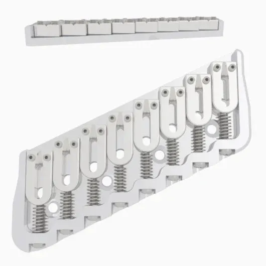Hipshot Multi-Scale Fixed Guitar Bridge, 8 String