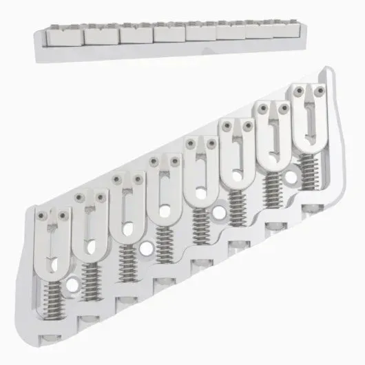 Hipshot Multi-Scale Fixed Guitar Bridge, 8 String