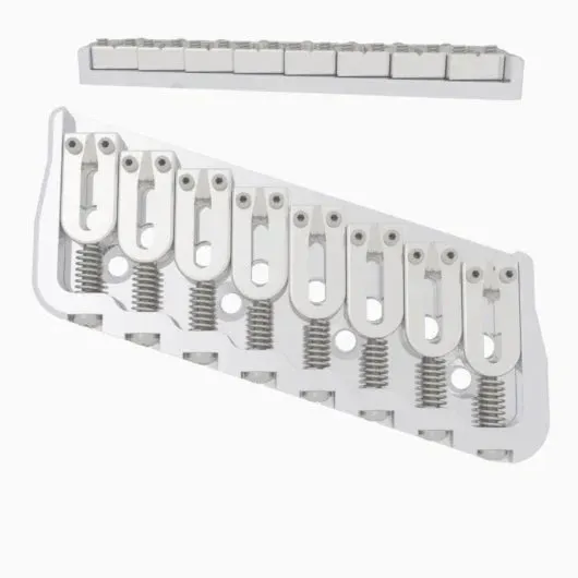 Hipshot Multi-Scale Fixed Guitar Bridge, 8 String