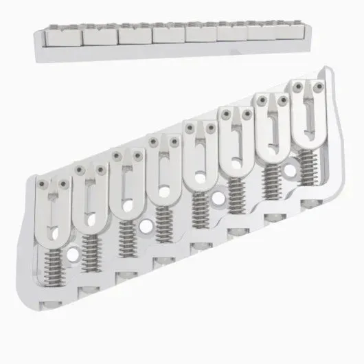 Hipshot Multi-Scale Fixed Guitar Bridge, 8 String