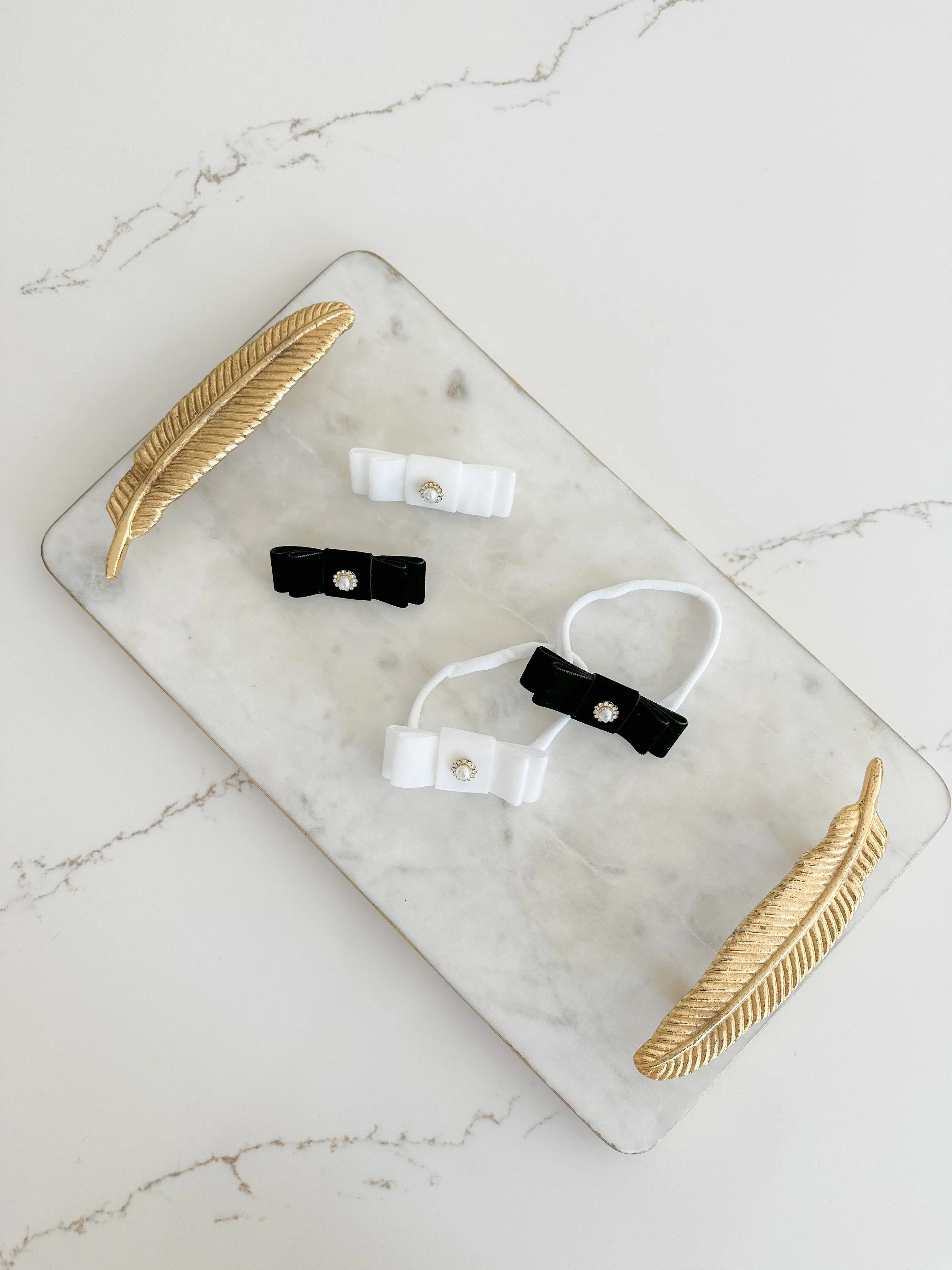 Holiday Collection - Velvet Embellished Bow