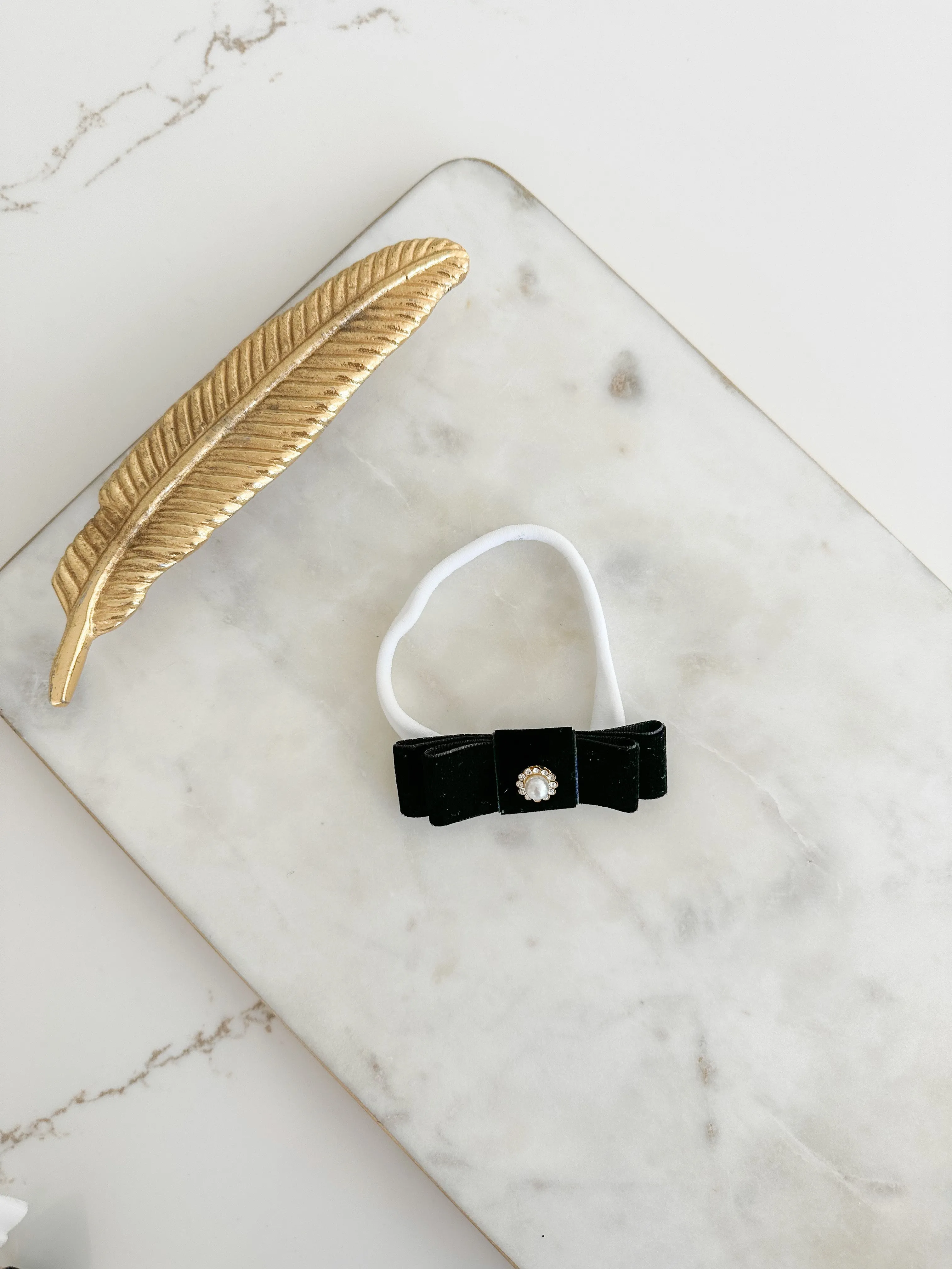 Holiday Collection - Velvet Embellished Bow