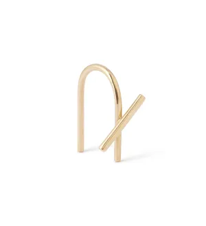 Horizon Thread Earring (half pair) by Labulgara