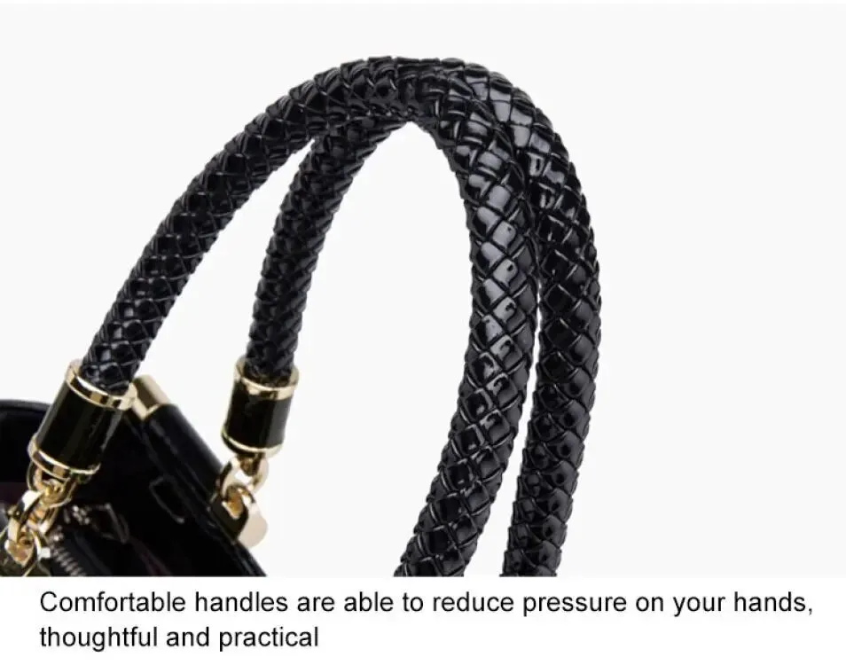 Hot Crocodile Pattern Luxury Handbags Women Bags Designer 2024 Summer PU Leather Top-handle Bags Woven Handle Ladies Casual Tote