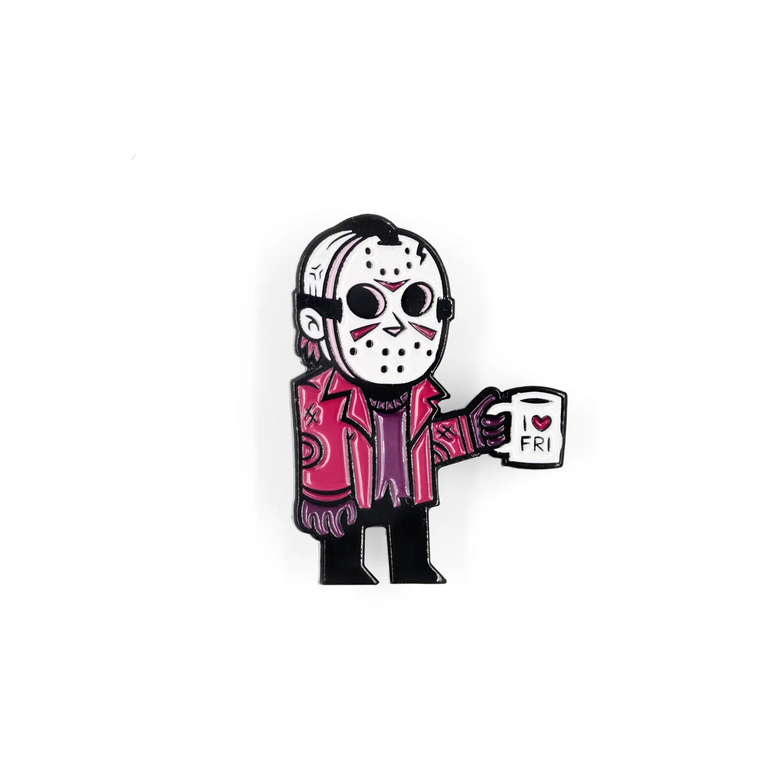 I Heart Friday Jason Enamel Pin