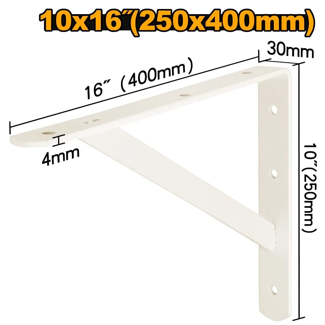 Ingco 10"x16" Heavy Duty Shelf Bracket Set - IHDSB1016