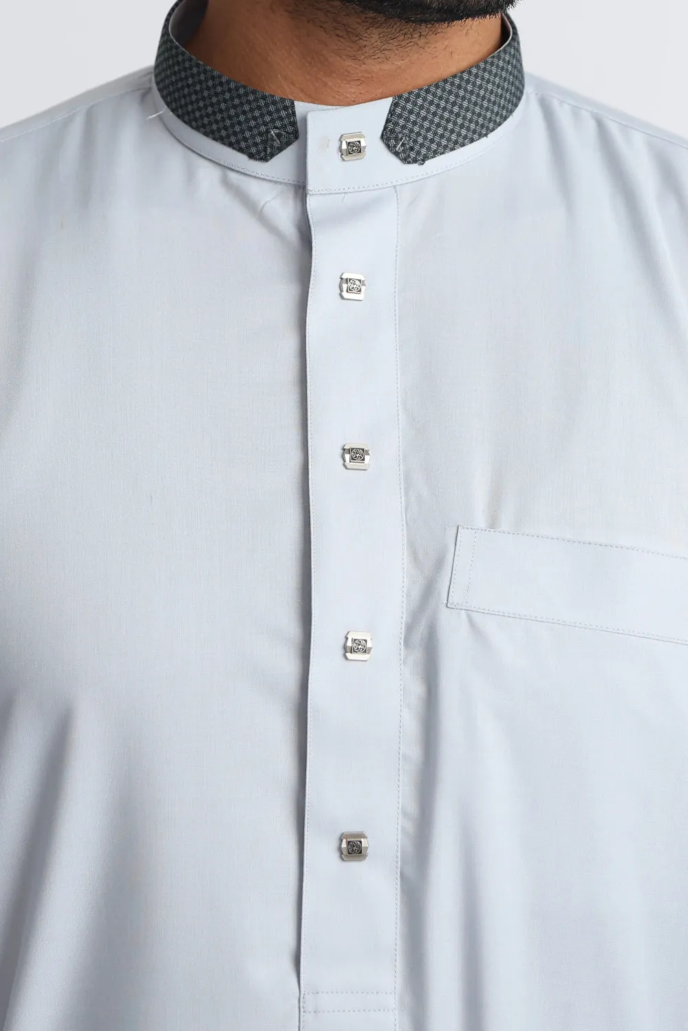 J105 Pastel Grey Collared