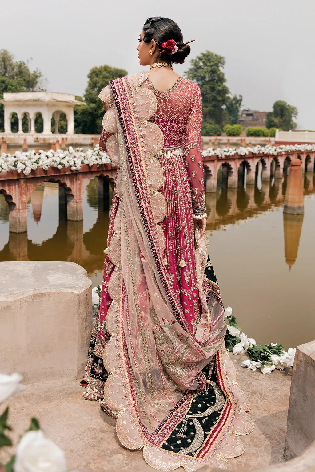 Jabeen | Afrozeh Brides Collection 2022 | Stitched Unstitched Embroidered Net Bridal Suit