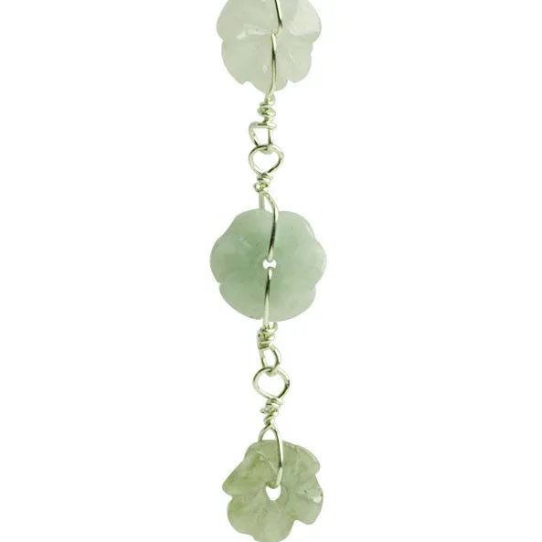 Jade Flowers Earrings