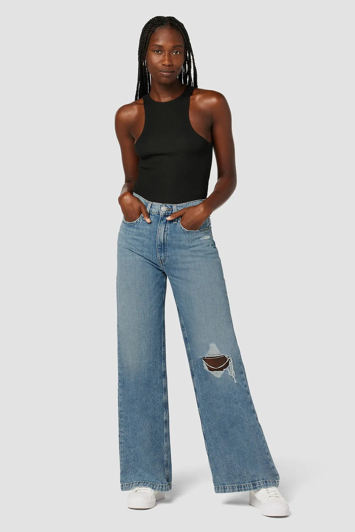 Jodie Loose Fit Wide Leg Petite Jean