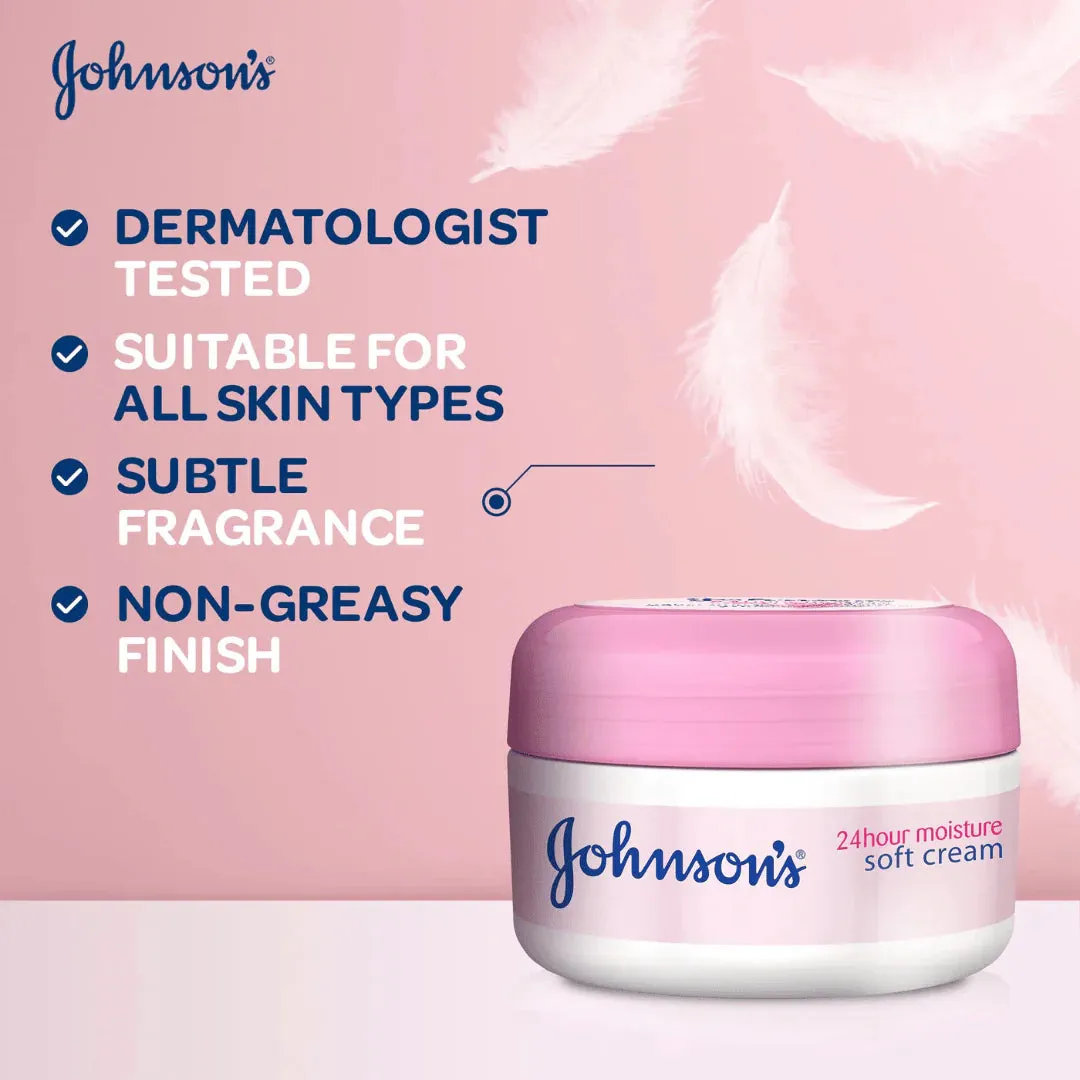 Johnson's 24Hour Moisture Soft Cream 100ml