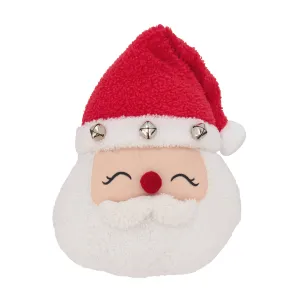 Jolly Saint Nick Santa Poly Filled Throw Pillow: Multi / Poly Filled / 11"x13"