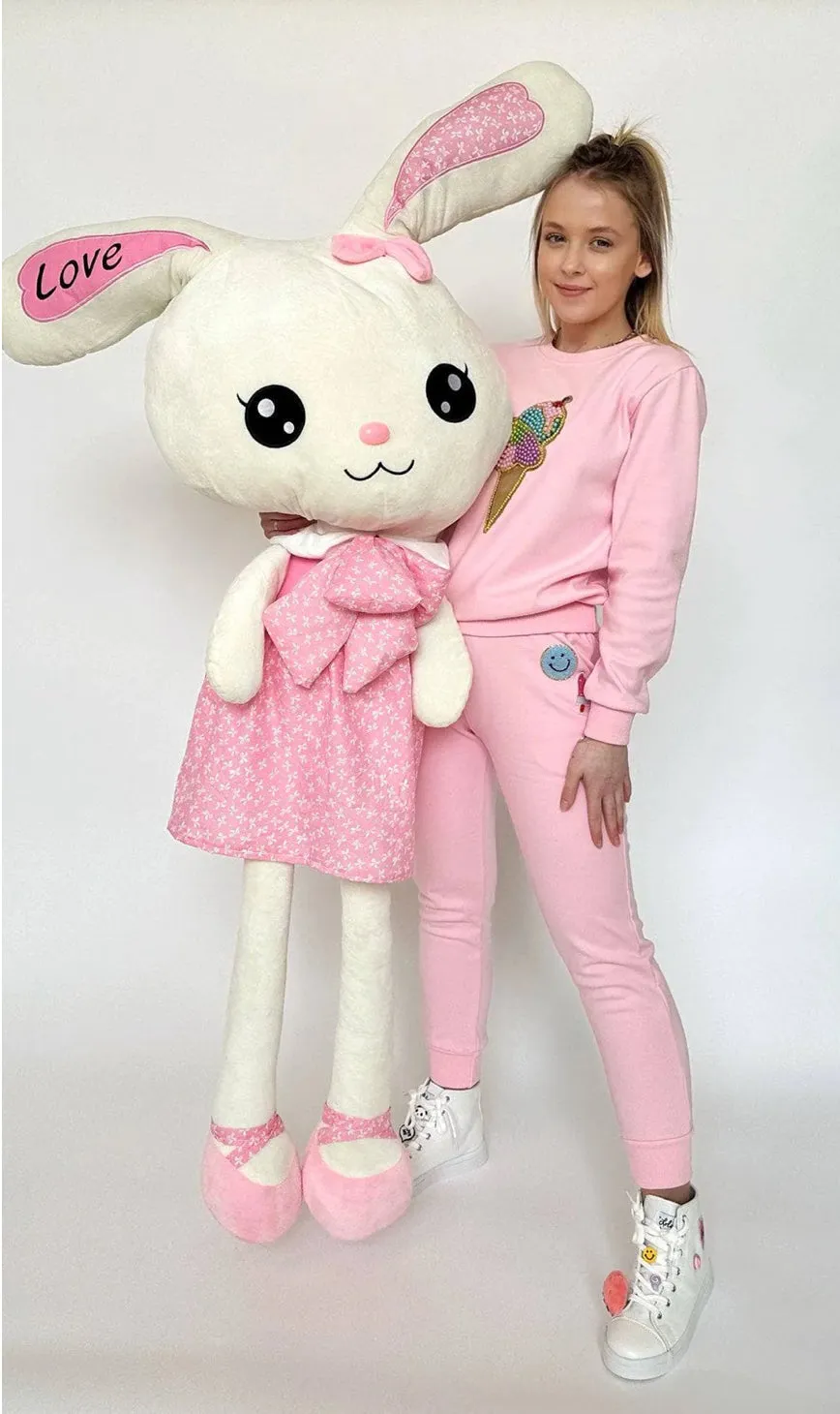 JUMBO BUNNY PLUSH DOLL