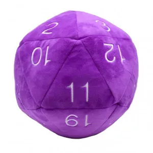 Jumbo D20 Plush Purple