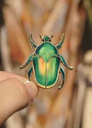 June Beetle Pin