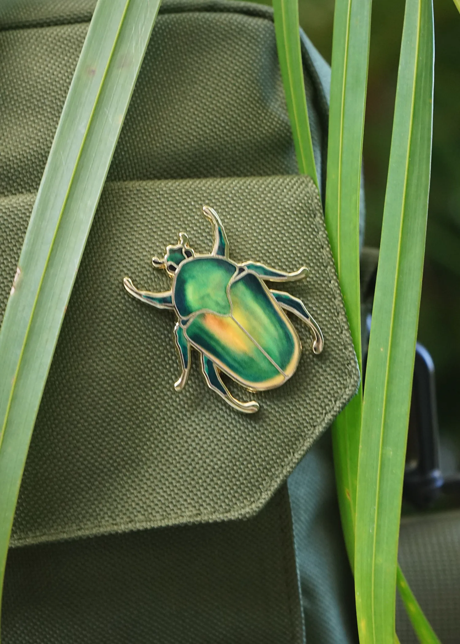 June Beetle Pin