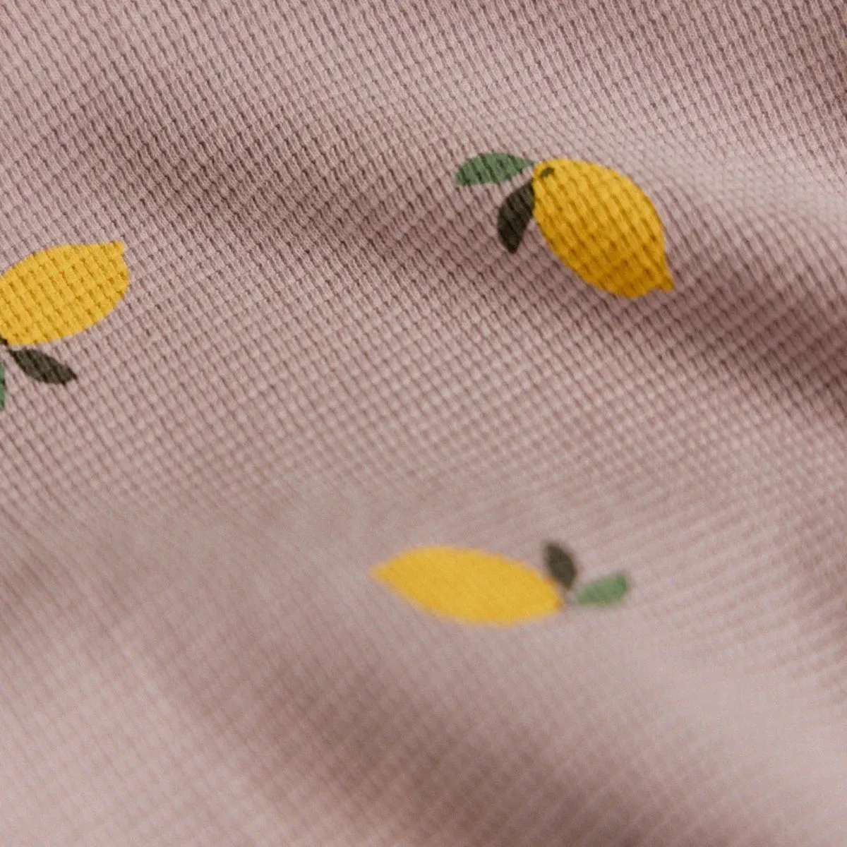 Juno Romper Waffle - Lilac Lemon