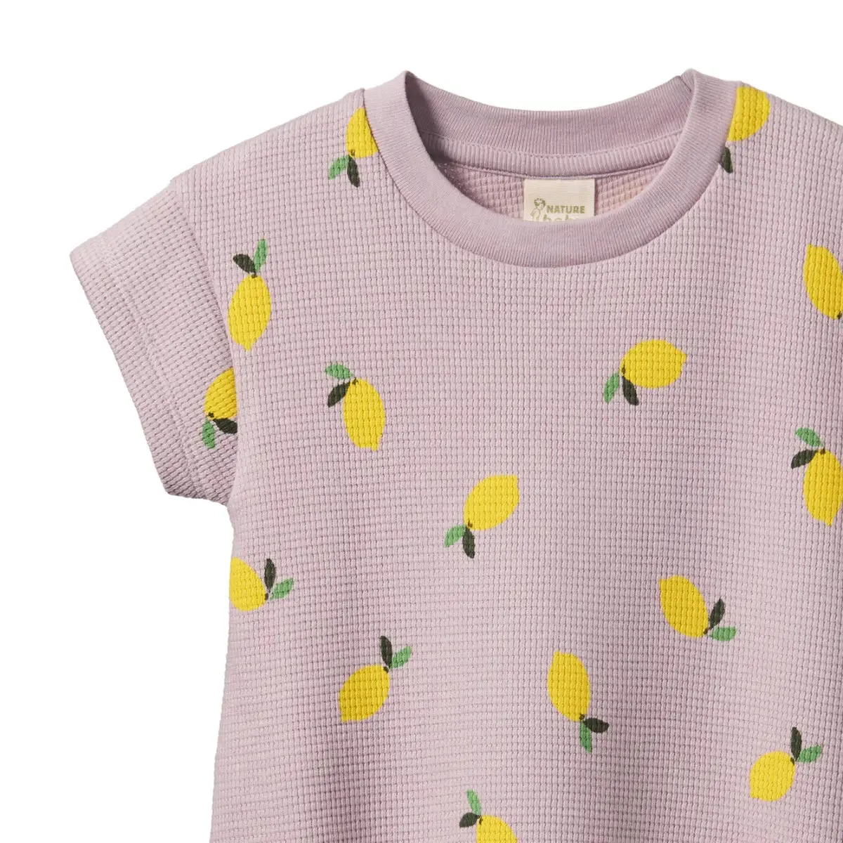 Juno Romper Waffle - Lilac Lemon