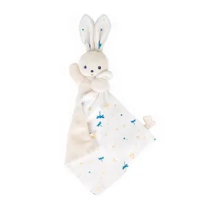 Kaloo Doudou Rabbit Carre Douceur White Delicate